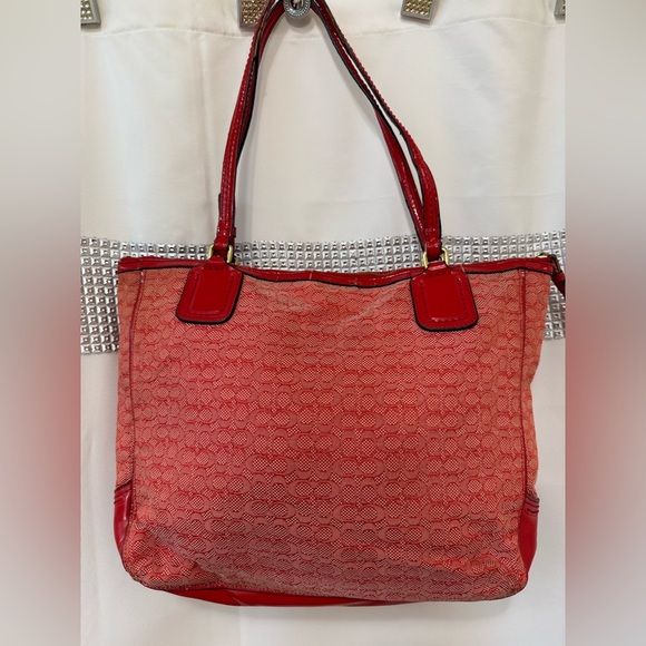 Coach Handbags - Coach Poppy Signature C Oxford tote